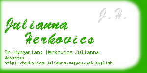 julianna herkovics business card